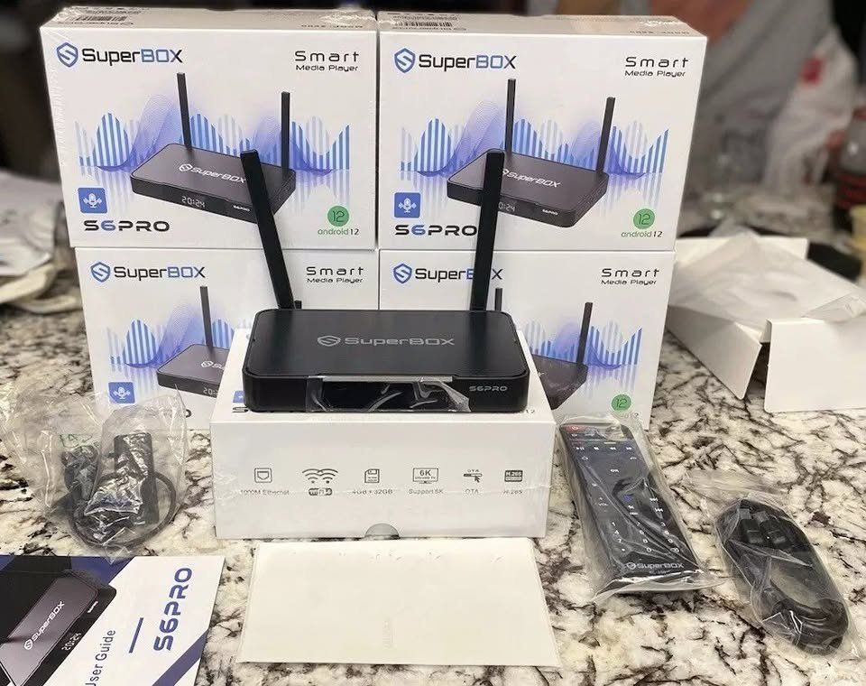 SuperBox S6 Pro, S6 Max, and S6 Ultra – Fully Sealed in Original Packaging