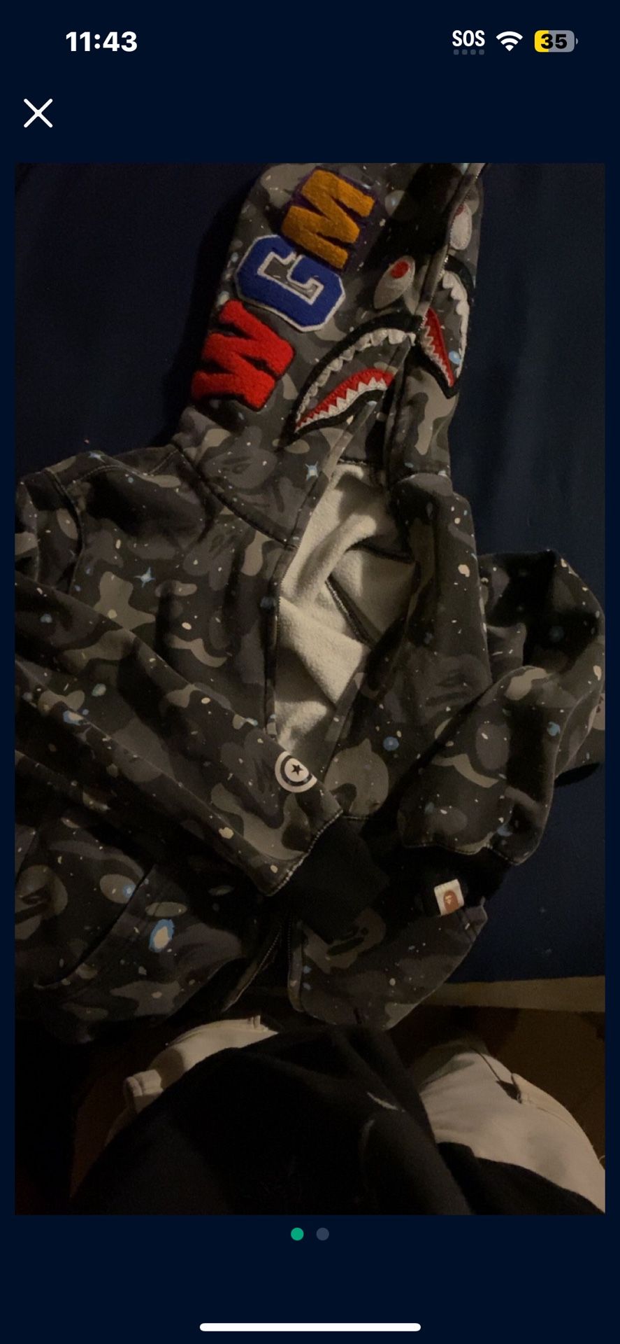 Bape Space Hoodie Camo