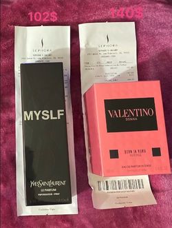 Valentino, born in Rome YSL Myself & Valentino, born in Rome
