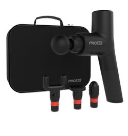 Muscle Massage Gun, Rechargeable Deep Tissue Full-Body Massager with Multiple Attachments