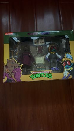 NECA TMNT Splinter Vs Baxter 2 Pack