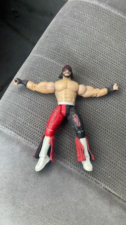 Vintage 1999 WCW Macho Man Randy Savage Toy Biz Wrestling Figure NWO Wolf Pack