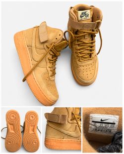 Nike Air Force 1 High Flax/Wheat Sneakers – Size 5Y / Women’s 6.5 – $45 OBO