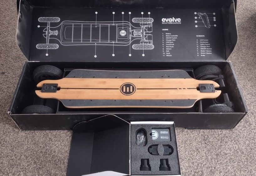 Bamboo Electric Longboard