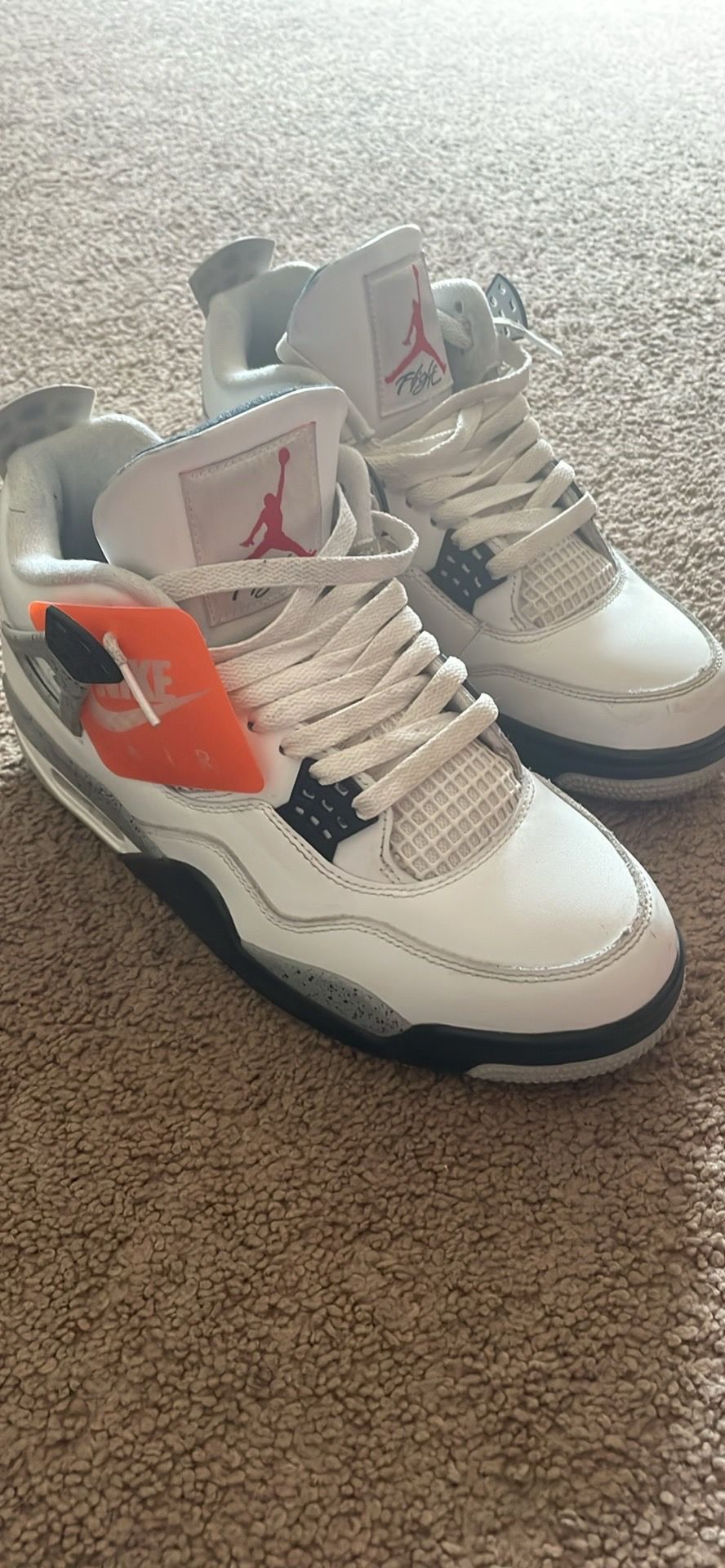 Jordan 4 white cements