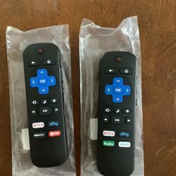 Roku Remotes 2 For $20 New  Always Need Come In HandyToddler/Kids/ Wives/ Pets Chew, Lose 