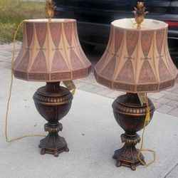 Pair Of Fine Art Brighton Pavillion Table Lamps, Original Price $3,000