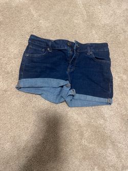 Maurice’s Dark Wash Denim Cuffed Jean Shorts