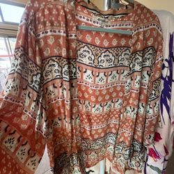 XL Rip Curl Kimono Summer Cover Up