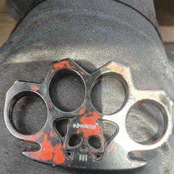 Punisher Style 4 Finger Ring