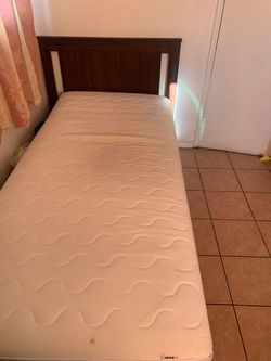 IKEA Twin Bed Frame with Mattress