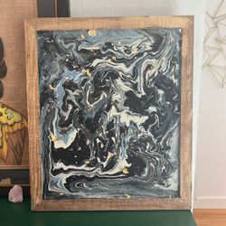 Exotic Abstract With Gold Leaf