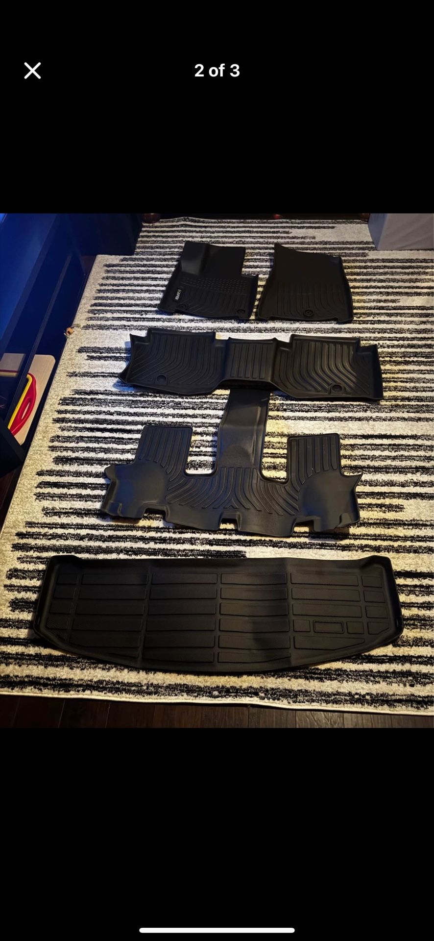 2024-2025 Hyundai Santa Fe Custom Floor Mats & Cargo Liner Set