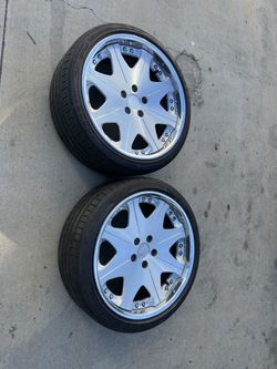 19" PAIR Leonhardiritt Waffe 5x114.3