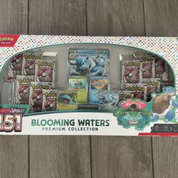 Pokemon 151 Blooming Waters Premium Collection Brand New Factory Sealed