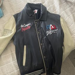Dolce & Gabbana D&G Leather Varsity Jacket - Campus Fraternity Vintage