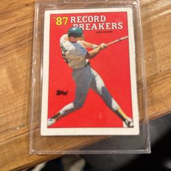 Mark McGwire Record Breaker Card