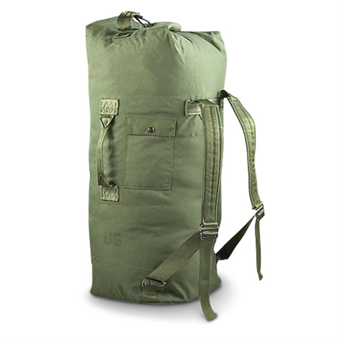 New Duffle bag military army green heavy duty sports travel camping
