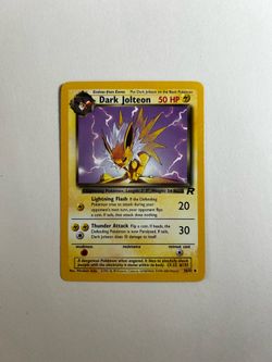 Pokémon Dark Jolteon - Team Rocket (TR) NON-HOLO Pokemon