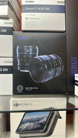 Sirui Night Walker T1.2 S35 Cine 2-Lens Set (Leica L, Gunmetal Gray)