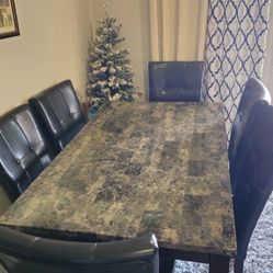 Dinning Table-6 Chairs