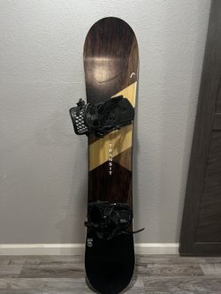 Snowboard and Bindings