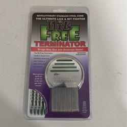 Stainless Steel Comb for Lice &Mit Treatment 