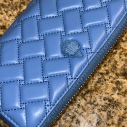 Kurt Geiger Quilted Leather Wallet On A Chain Crossboy Bag