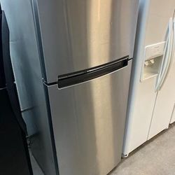 Stainless Steel Top And Bottom Fridge 