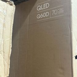 SAMSUNG 70-Inch Class QLED 4K Q60D Series Quantum HDR, Dual LED, Object Tracking Sound Lite, Q-Symphony, Motion Xcelerator, Gaming Hub, Smart TV with 