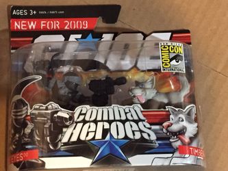 GI Joe Combat Heroes Snake Eyes & Timber sealed San Diego Comic Con exclusive