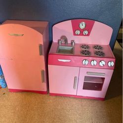 Cute Wooden  Kids Kitchen Set $100