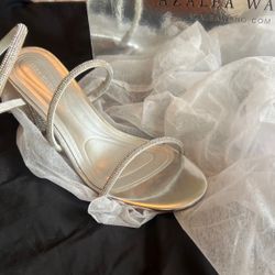 Azalea wang Glamorous Silver heels 