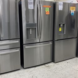 GE 22.1 Cu Ft French Door Counter Depth Refrigerator (PYE22KYNJFS)