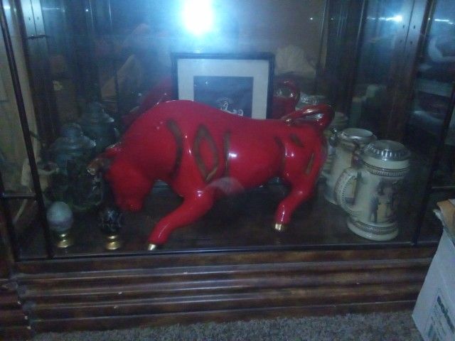 Ceramic Red Bull