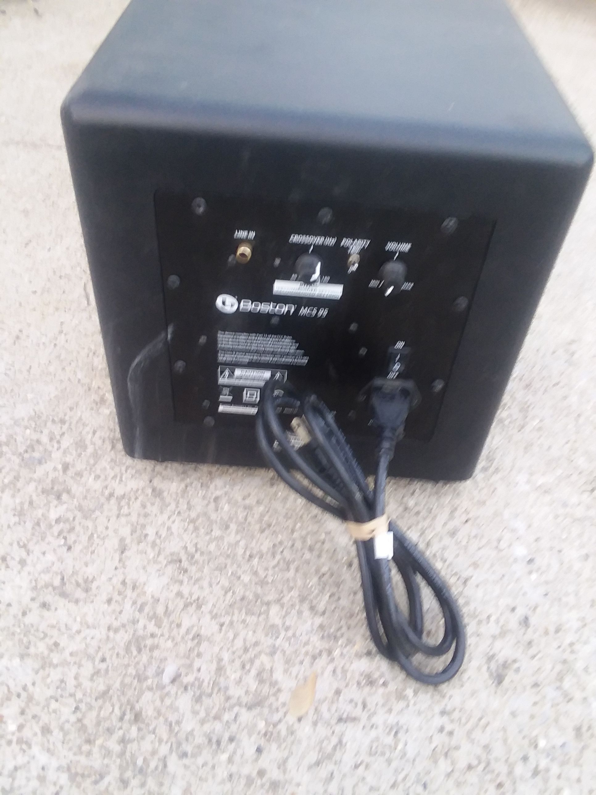 Boston mcs hotsell 95 subwoofer