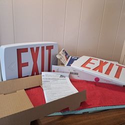 Lithonia Lighting Red 1 or Two Way EXIT Sign