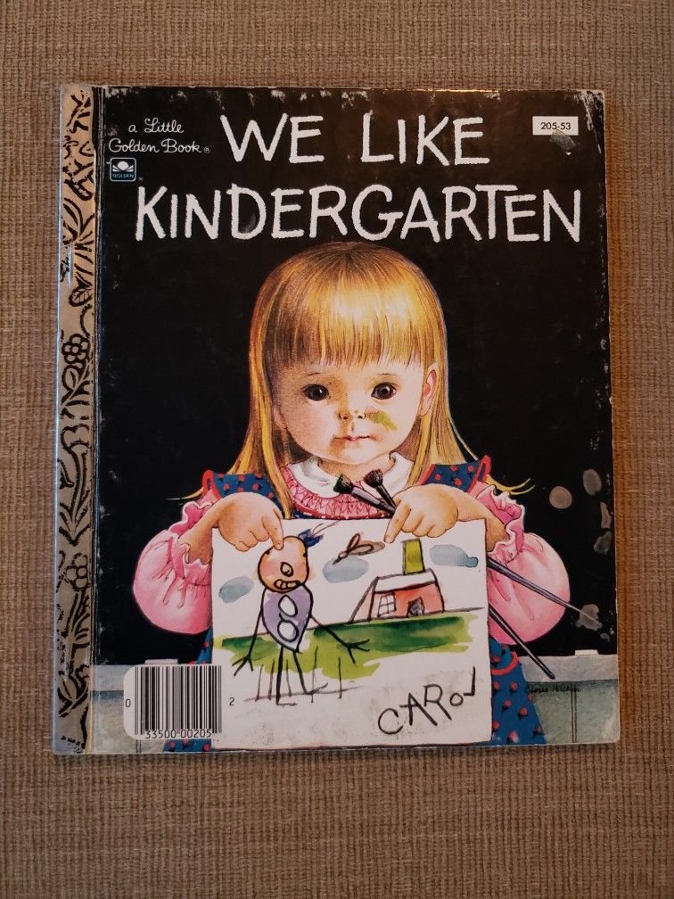 Vintage Little Golden Book We Like Kindergarten # 205 - 53 1965 

