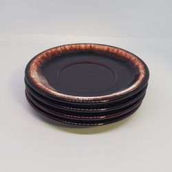 4) Pfaltzgraff Drip Plates