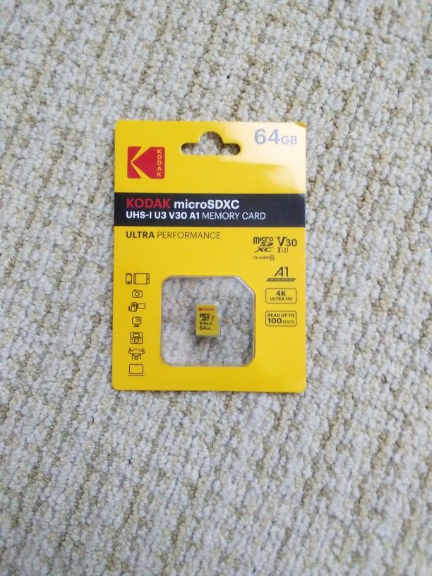 Kodiak Micro SD Memory Card 64GB
