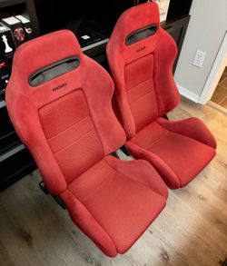 Honda Acura Integra DC2 Red Recaro Seats - NO RAILS INCLUDED
