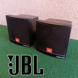 Vintage JBL J225 Pro Performers Surround Speakers Pair 6 in x 6 in Great Sound!