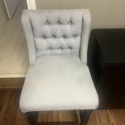 Light Gray Counter Height Chair Stool