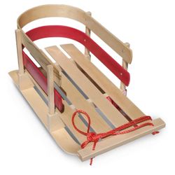 Flexible Flyer Wooden Pull Sleigh