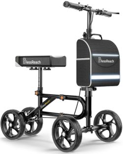 ****FACTORY SEALED**** BlessReach Lightweight Knee Scooter - Black