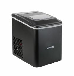 Avanti Mighty Ice 26lb. Countertop Bullet Ice Maker, Fast 6-Minute Ice Cycle, Self-Cleaning, Two Ice Sizes, Ultra Quiet, in Black