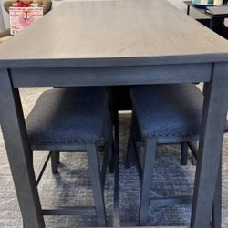 High Top Table With Four Stools