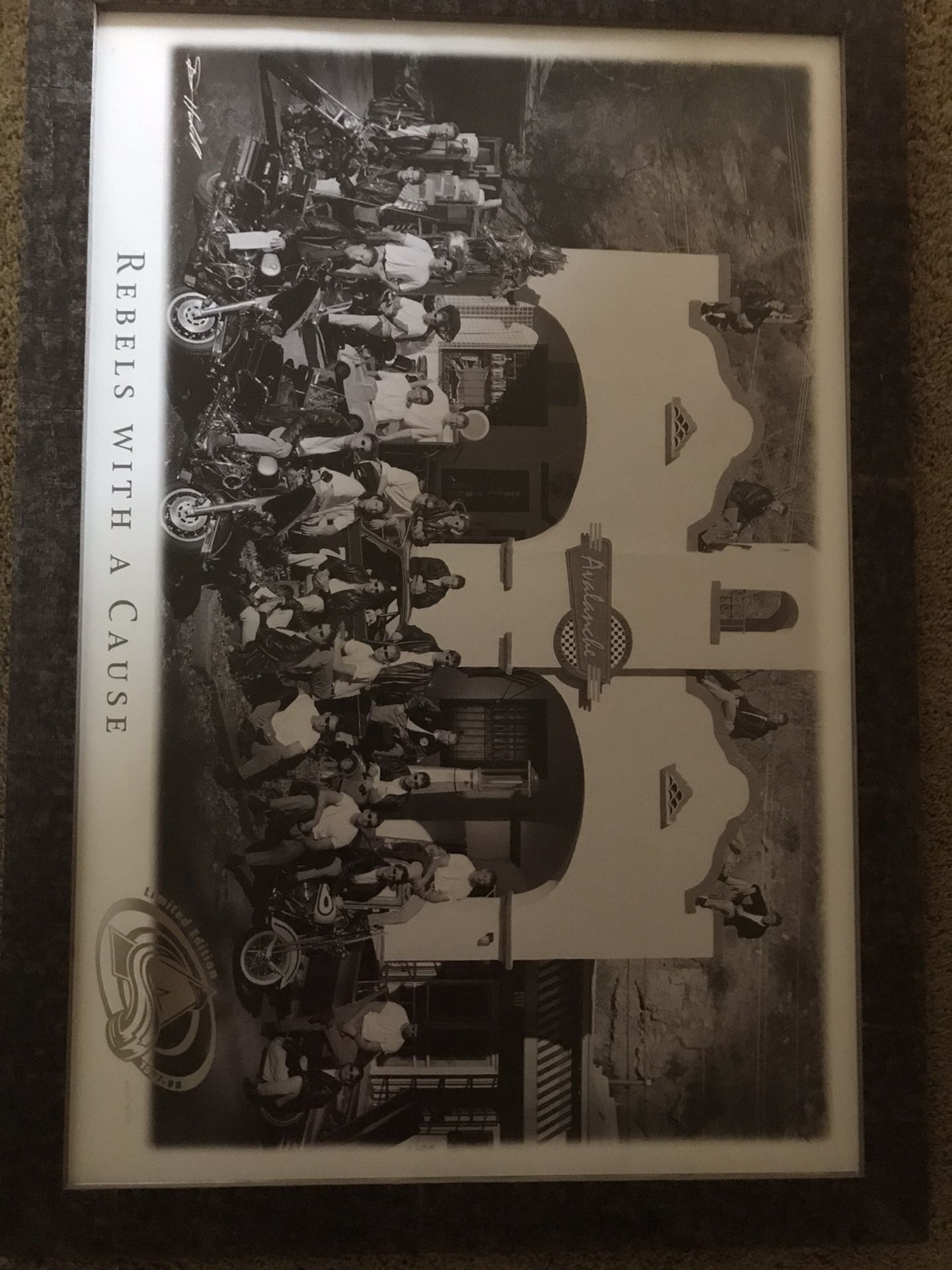 Limited Edition Framed Avalanche Poster