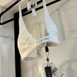 La Blanca White Bikini Top