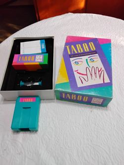 Taboo board game